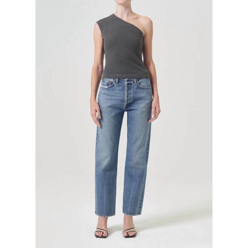 NEW AGOLDE 90s high rise straight jeans in hooked